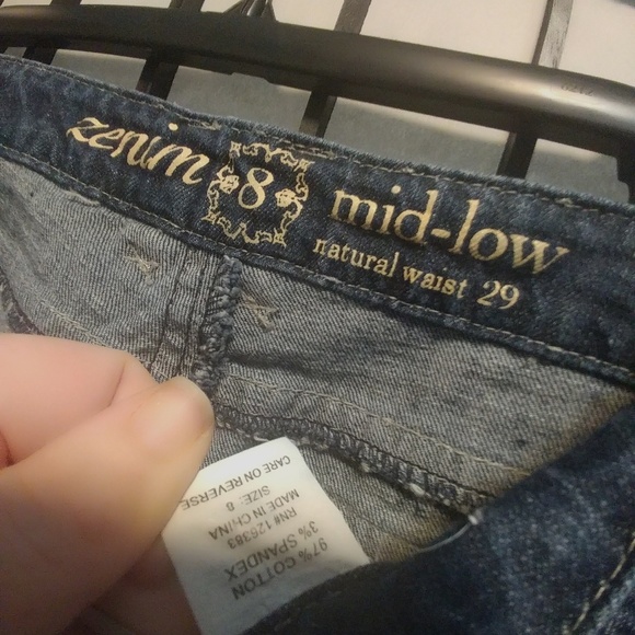 Zenim Denim Dark Wash Jeans size 29 /8 - Picture 3 of 6